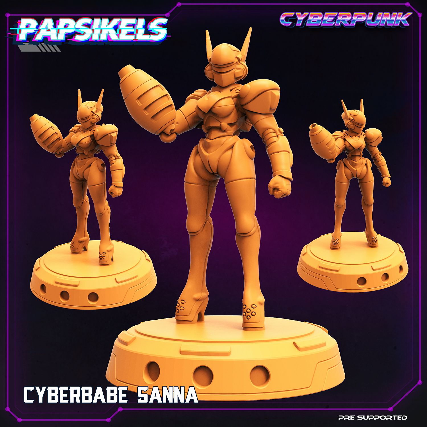 Cyberbabe. Papsikels Miniatures Aliens. Cyberbabe бренд.