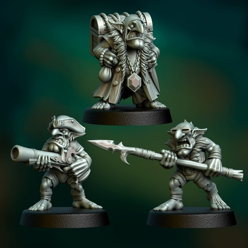 Аванпост миниатюры 75 мм. Raven Twin Miniatures Dwarf.