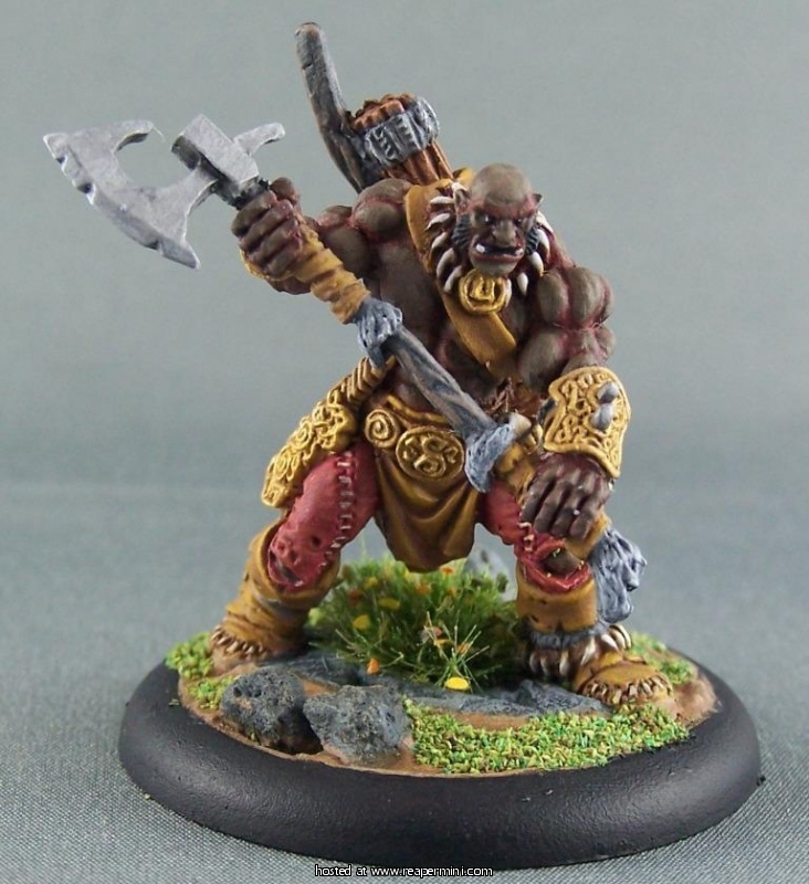 Thelgar Halfblood, Half Orc Barbarian | Miniset.net - Miniatures ...