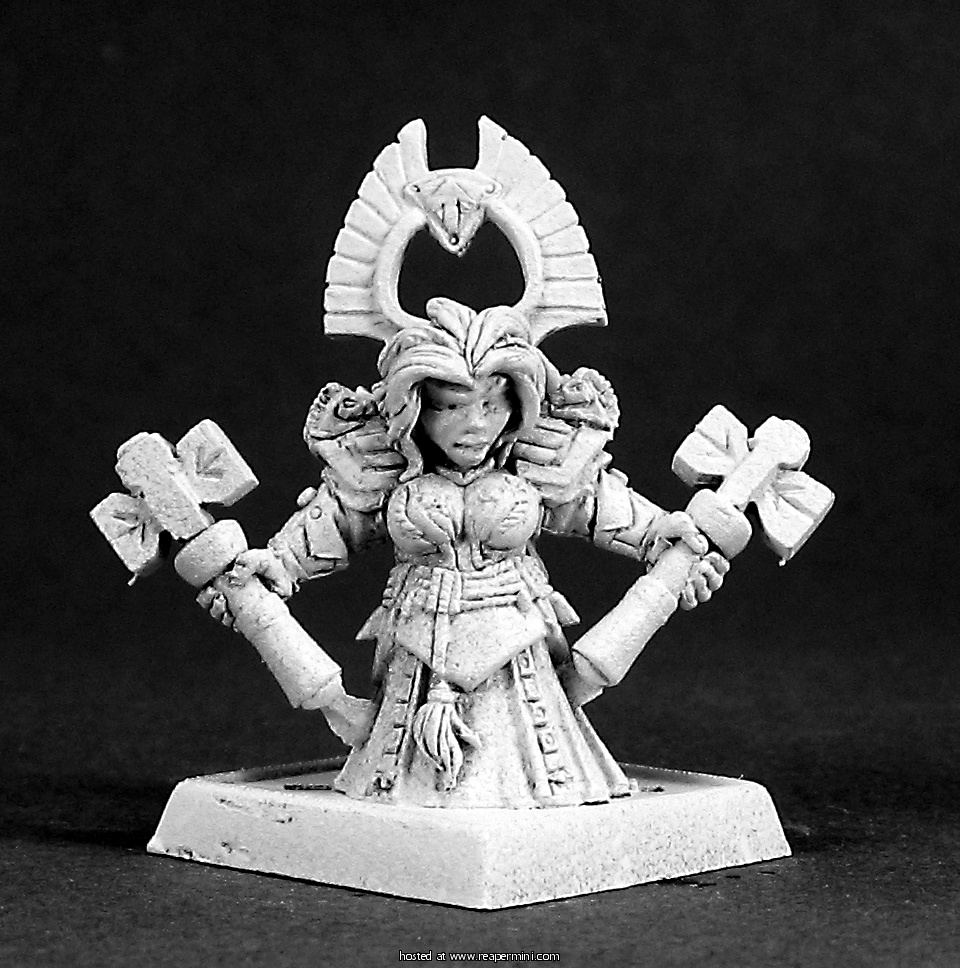 Gwyddis, Dwarf Valkyrie | Miniset.net - Miniatures Collectors Guide