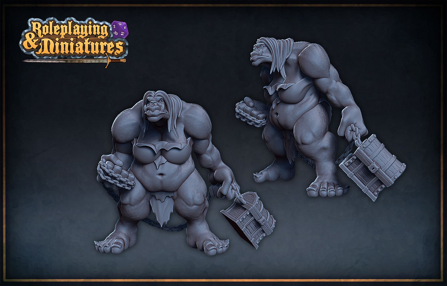 3D Printable Yeti kid by Roleplaying & Miniatures