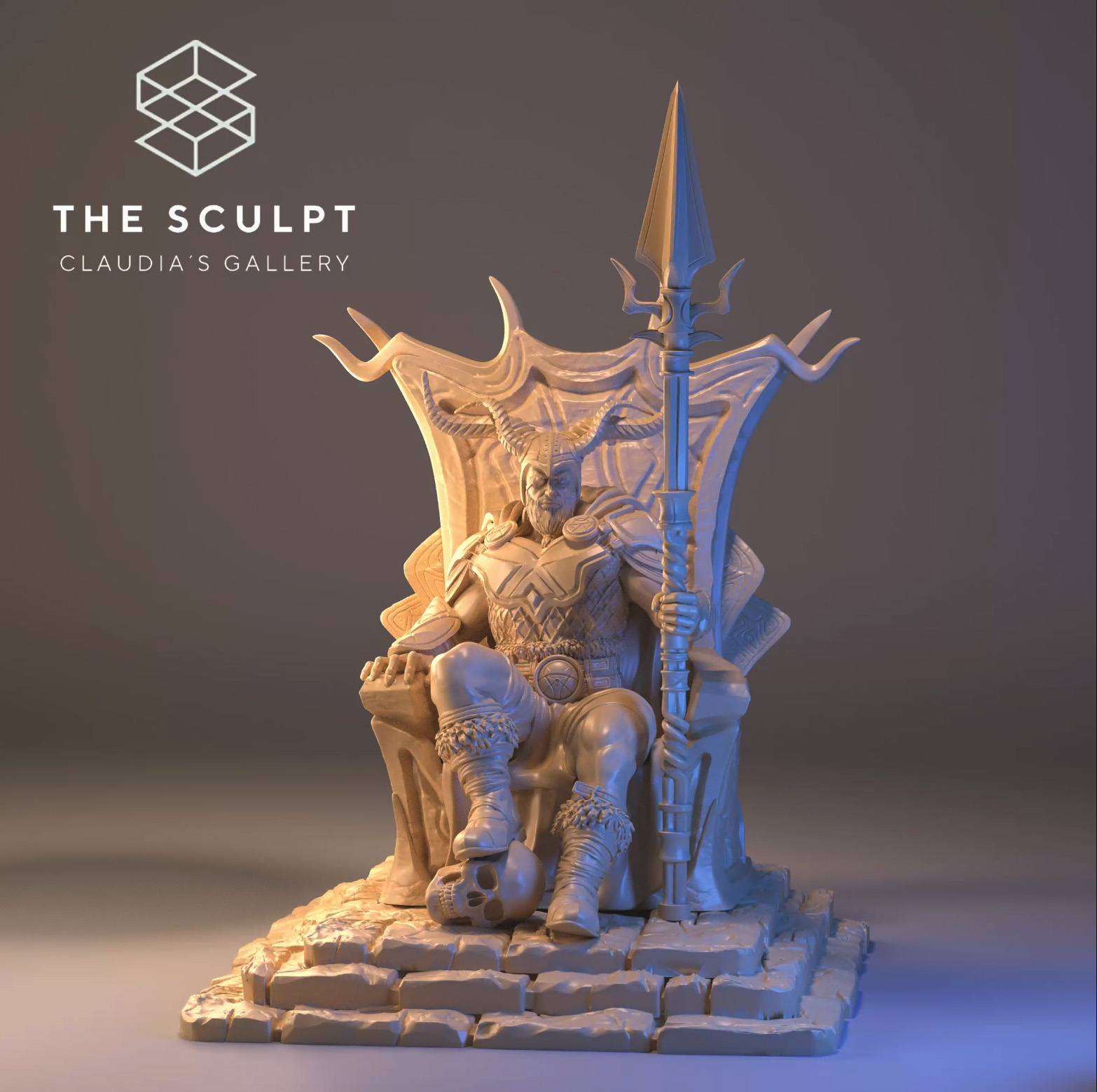 3D Printable Tyr - God from Norse mythology by Claudia Rodriguez