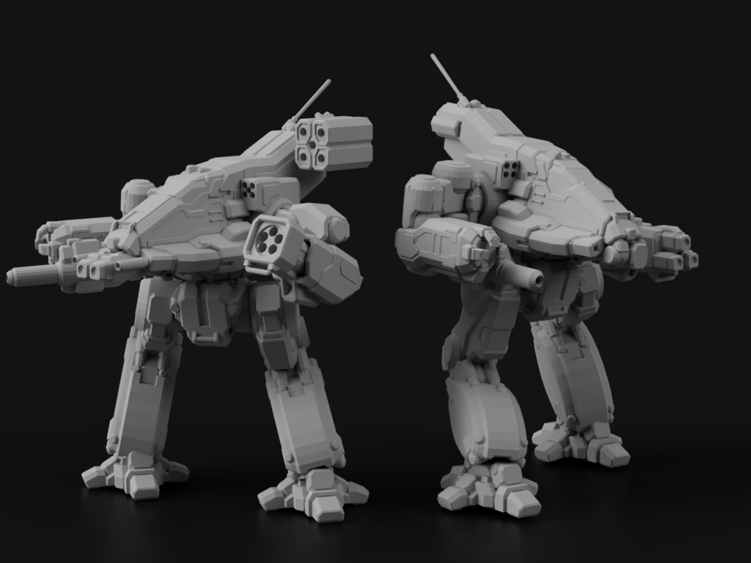 Battletech 3d models