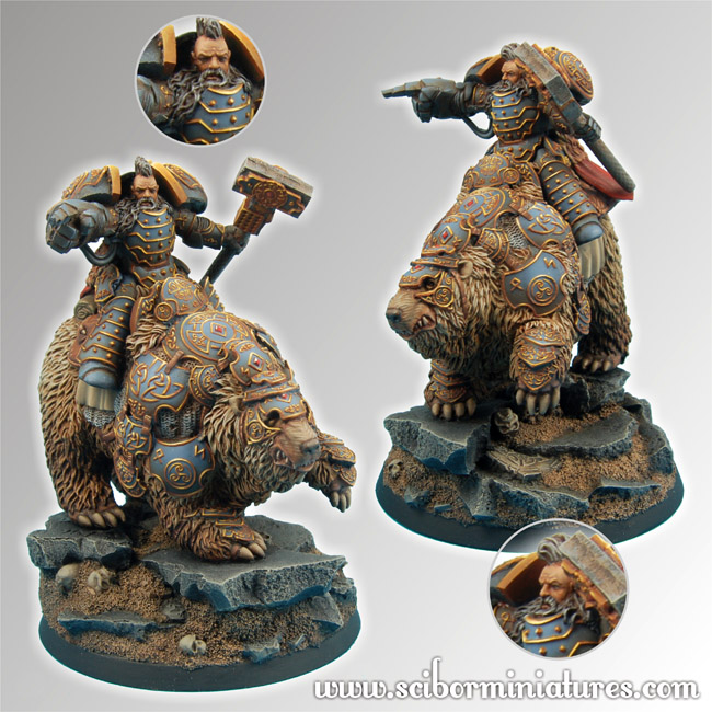 Celtic SF Bear Rider #2 | Miniset.net - Miniatures Collectors Guide