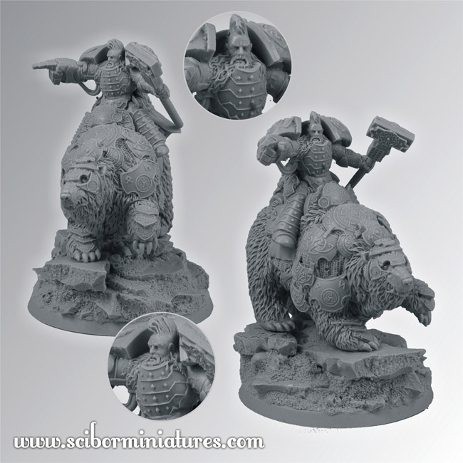 Celtic SF Bear Rider #2 | Miniset.net - Miniatures Collectors Guide