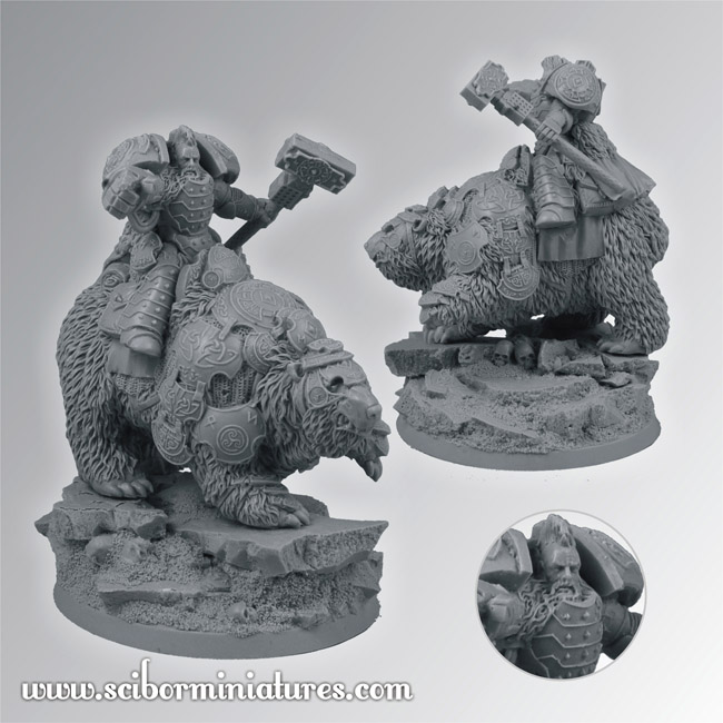 Celtic SF Bear Rider #2 | Miniset.net - Miniatures Collectors Guide