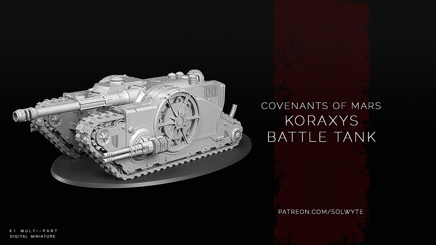 Covenants Of Mars - Koraxys Battle Tank | Miniset.net - Для коллекционеров  миниатюр