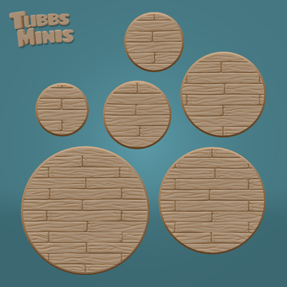 Wooden Planks -  Miniature Bases