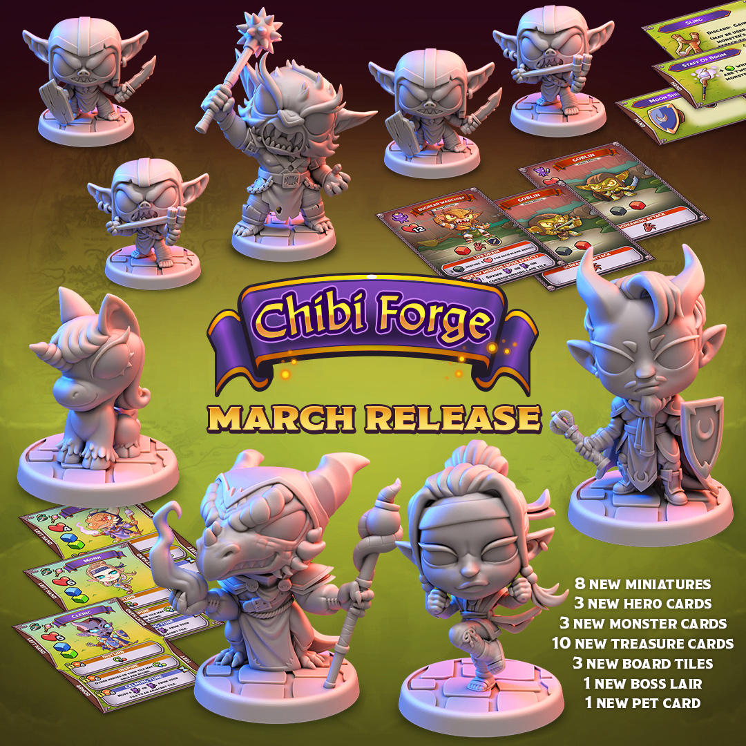 Chibi Forge - Release 02 - March 2023 | Miniset.net - Для коллекционеров  миниатюр