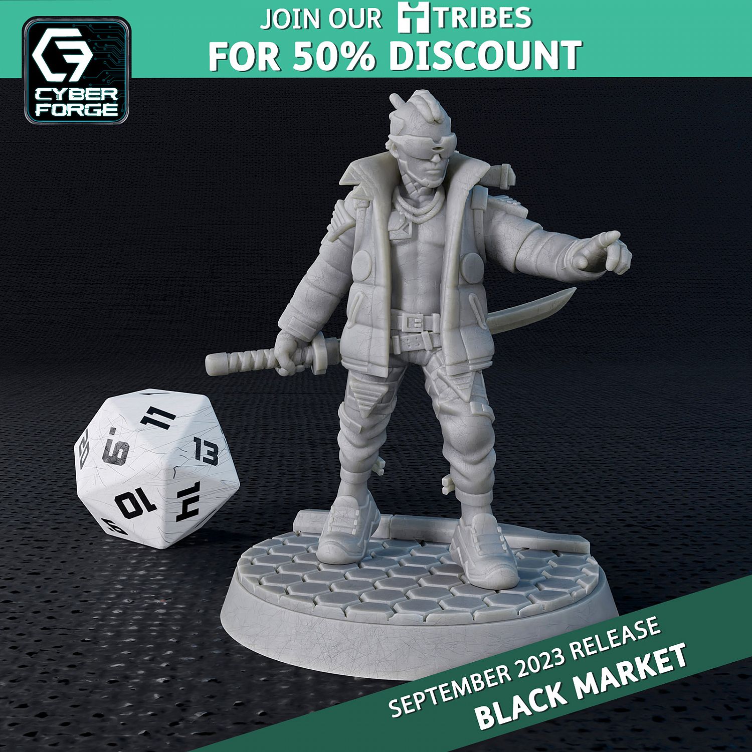 Cyber Forge Black Market Scepter Quad | Miniset.net - Для коллекционеров  миниатюр