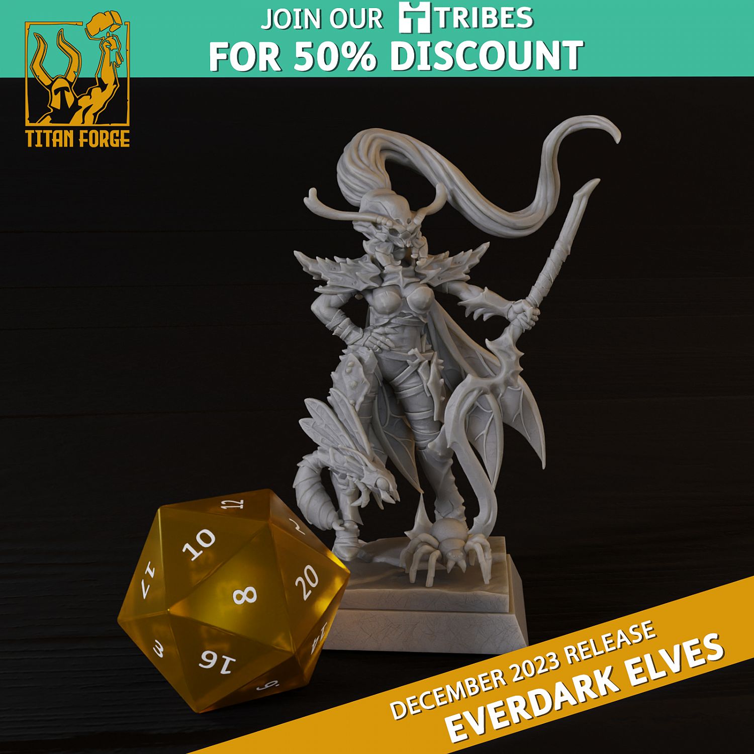 Everdark Elves Royal Eviscerators Riders | Miniset.net - Для коллекционеров  миниатюр