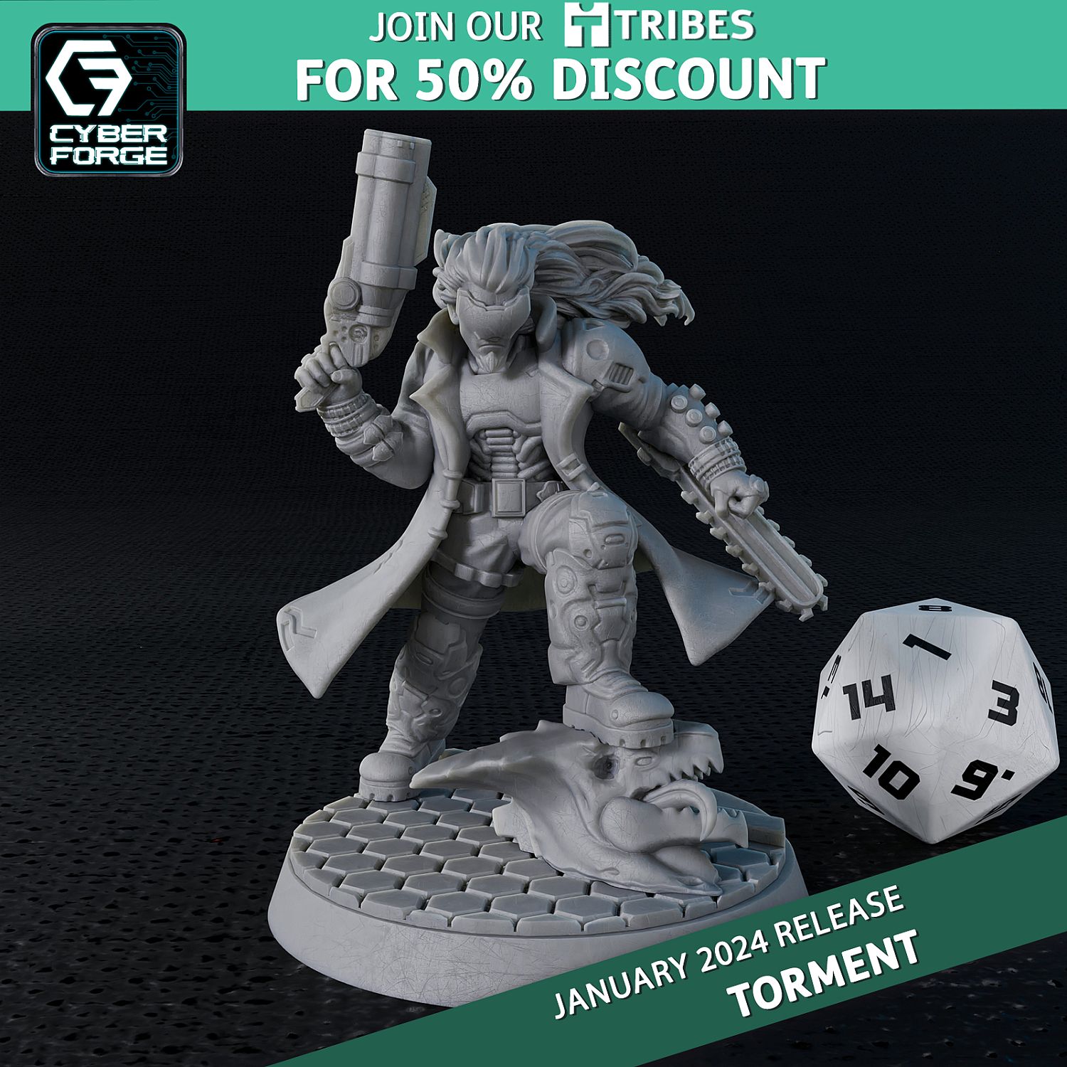 Cyber Forge Torment John Carmero | Miniset.net - Для коллекционеров миниатюр