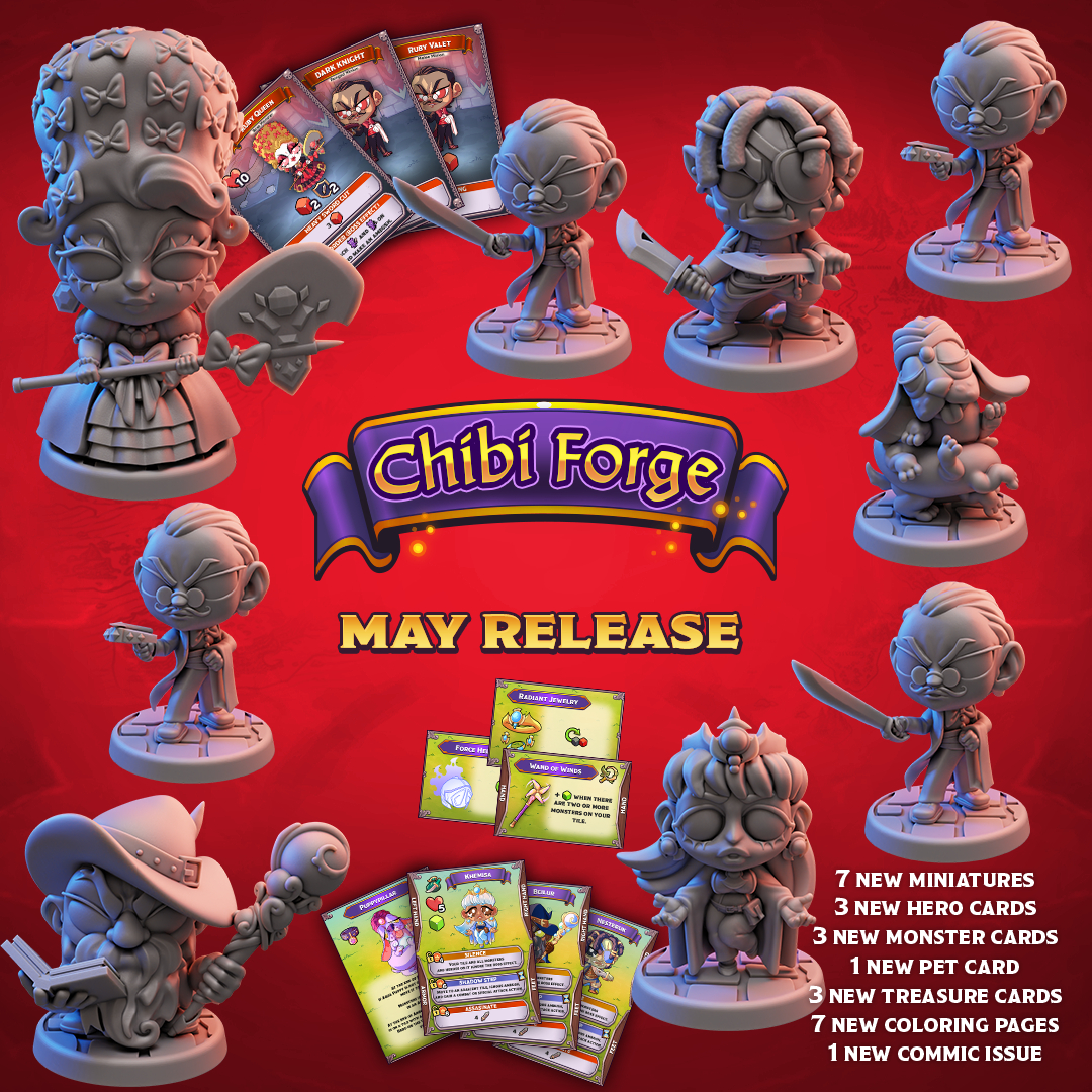 Chibi Forge - Release 16 - May 2024 | Miniset.net - Для коллекционеров  миниатюр