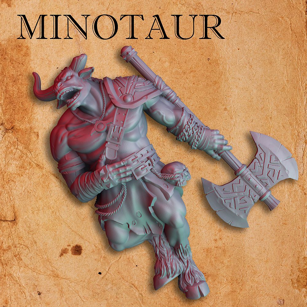 Minotaur (Harvest Of War: Creatures)  Test Model