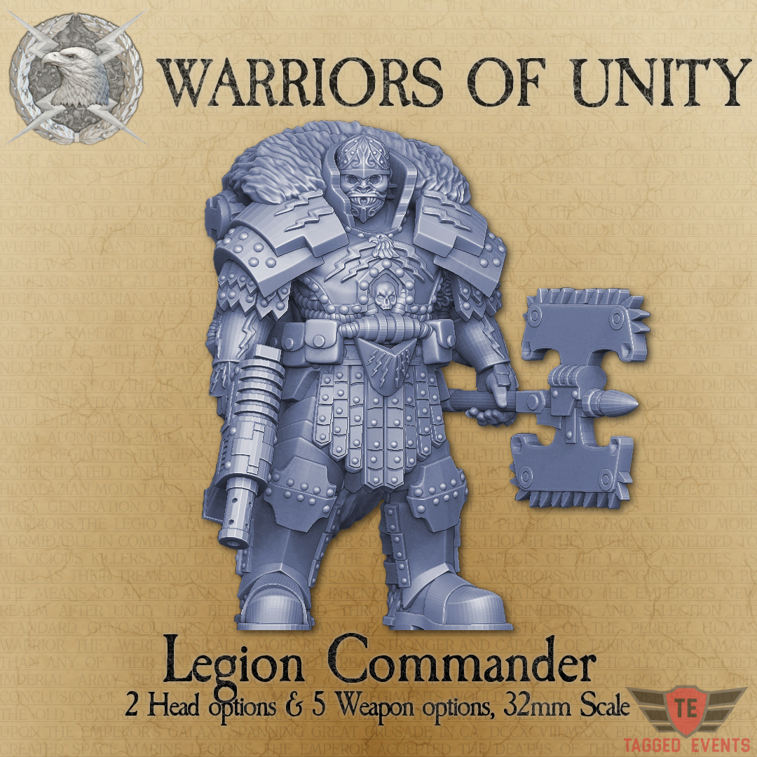 Warriors Of Unity - Legion Commander | Miniset.net - Для коллекционеров  миниатюр