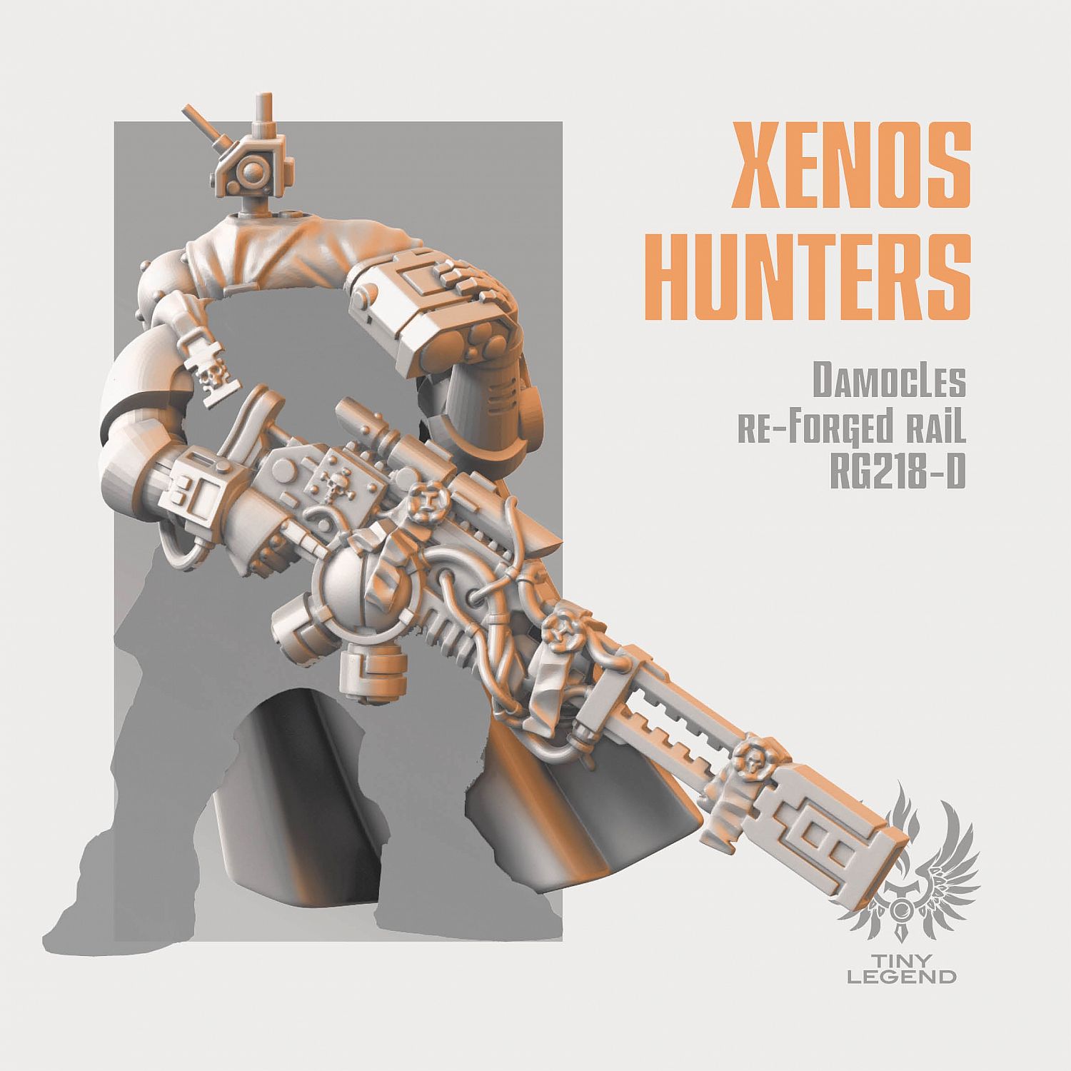 Xenos Hunters Reiver Re-forged Rail blank / idle rifle left | Miniset.net -  Для коллекционеров миниатюр