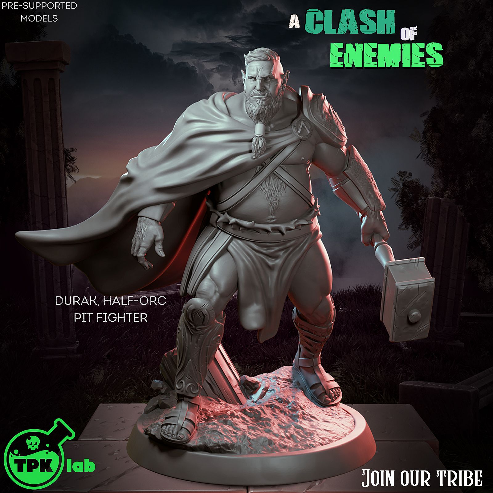 Durak, Half-Orc Pit Fighter | Miniset.net - Для коллекционеров миниатюр