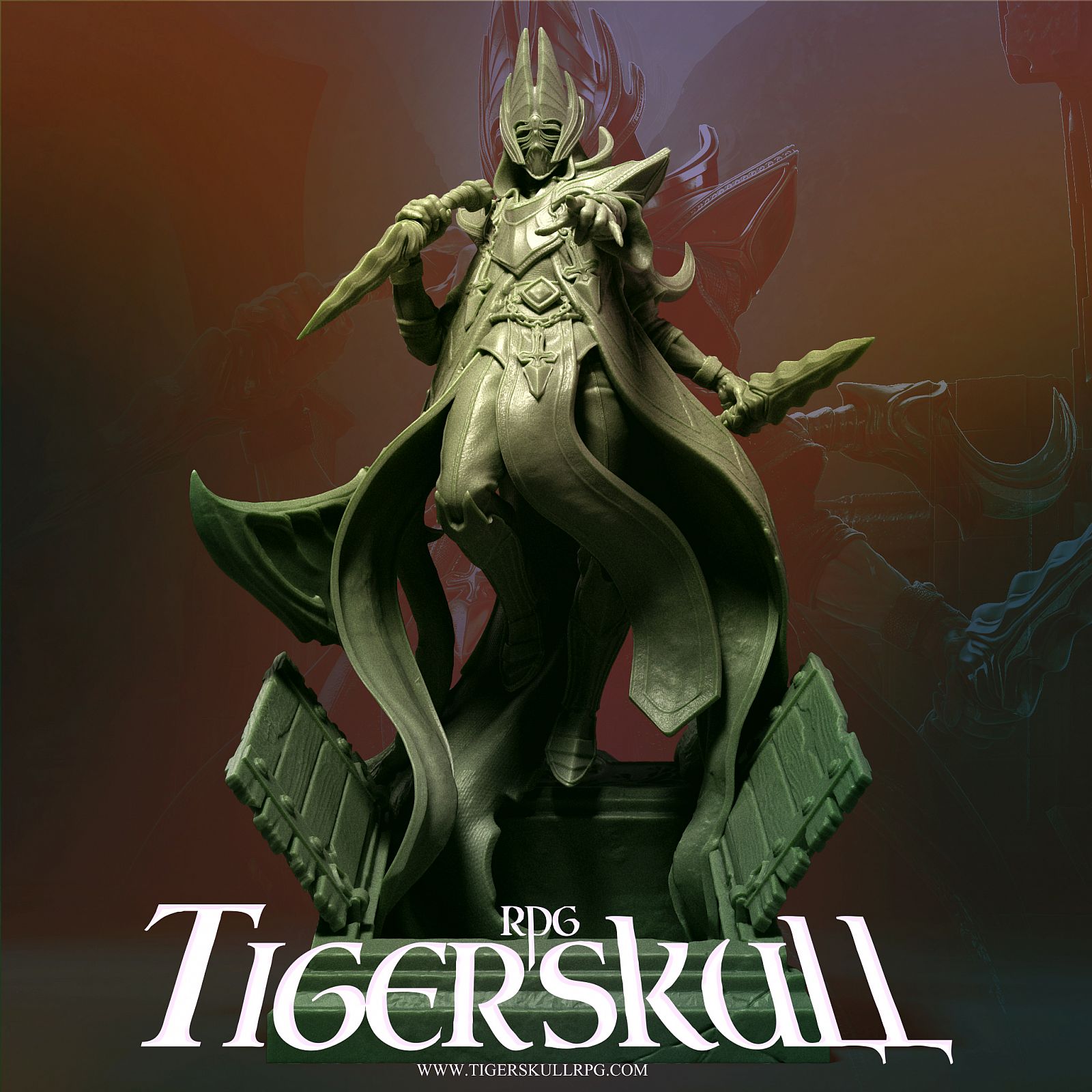 Kronus Level10 Leaping - Tiger Skull RPG - Miniatures by
