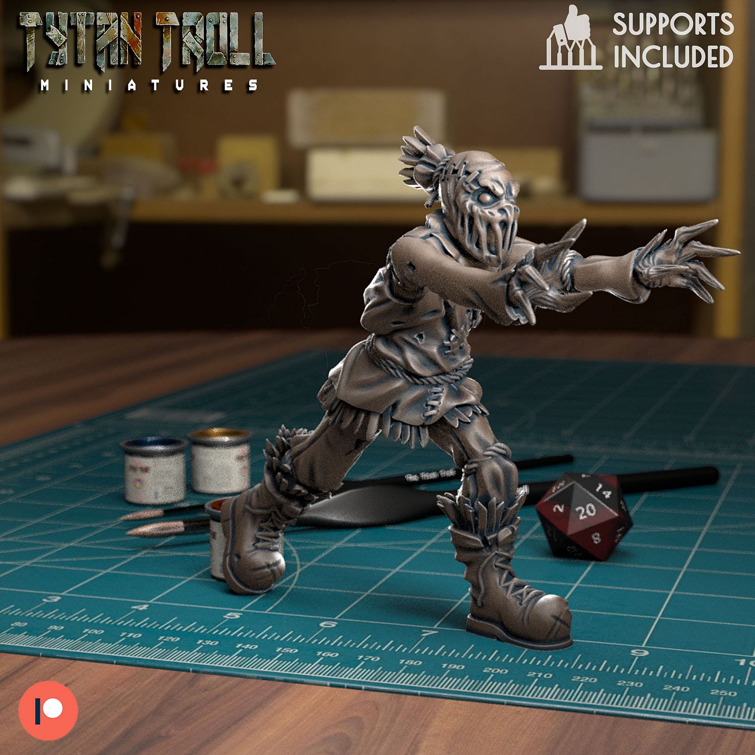 3D Printable Curse Of Strahd Mini/Bust Pack 03 [Pre-Supported] by  TytanTroll Miniatures