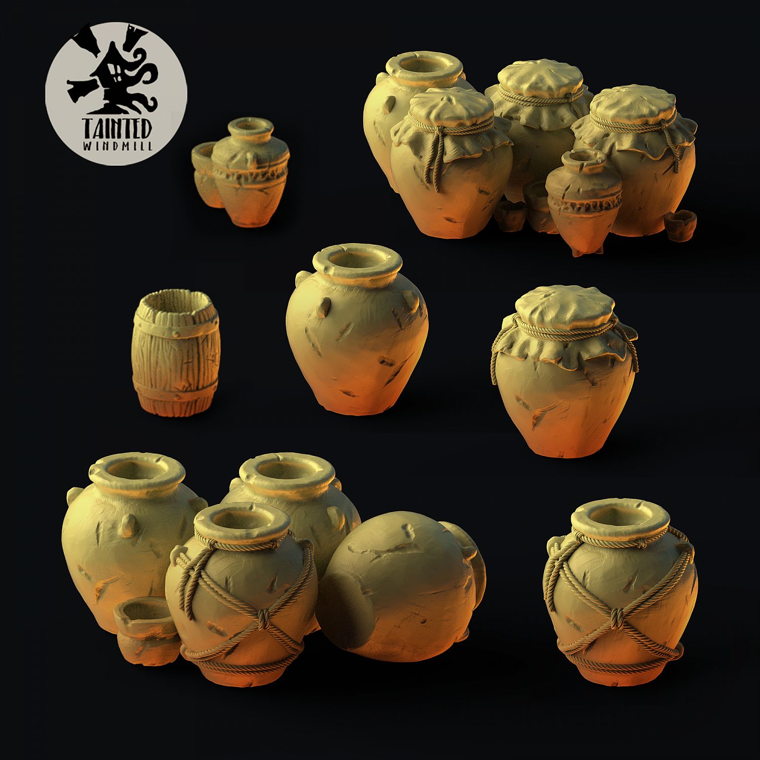 Clay Pots | Miniset.net - Для коллекционеров миниатюр