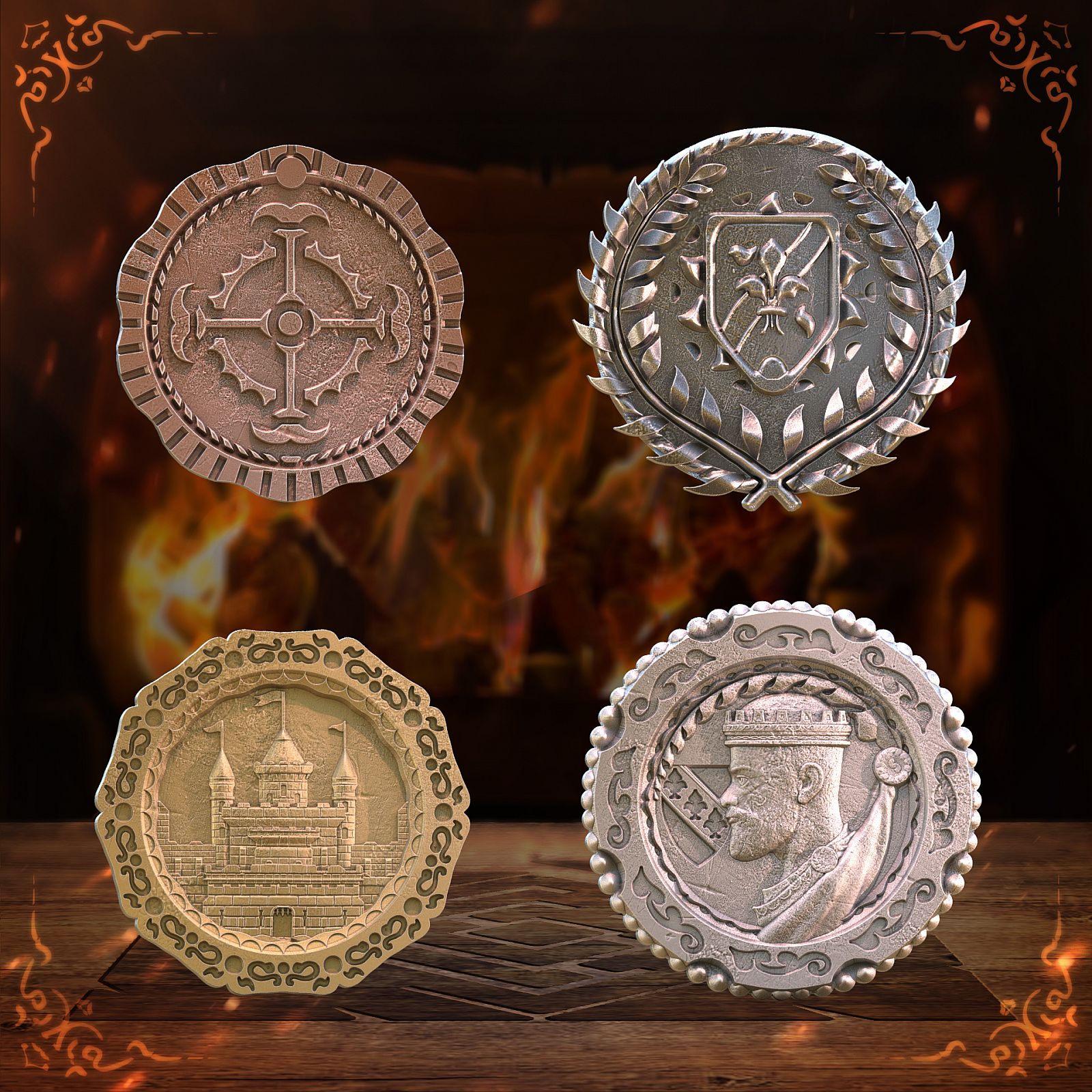 Medieval Coin Set Miniset