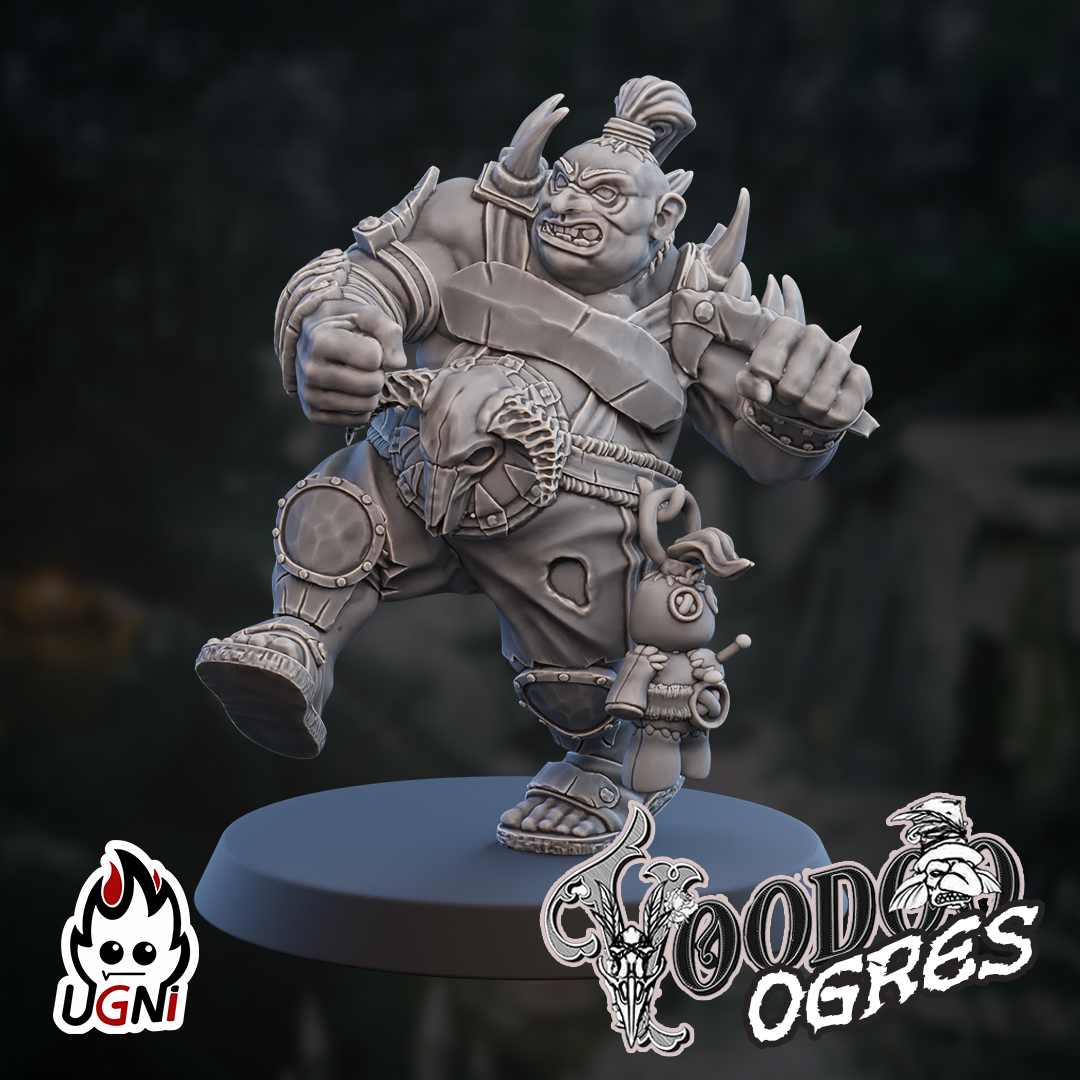 Ogres Team - Ogre #5 (Voodoo Style) | Miniset.net - Miniatures