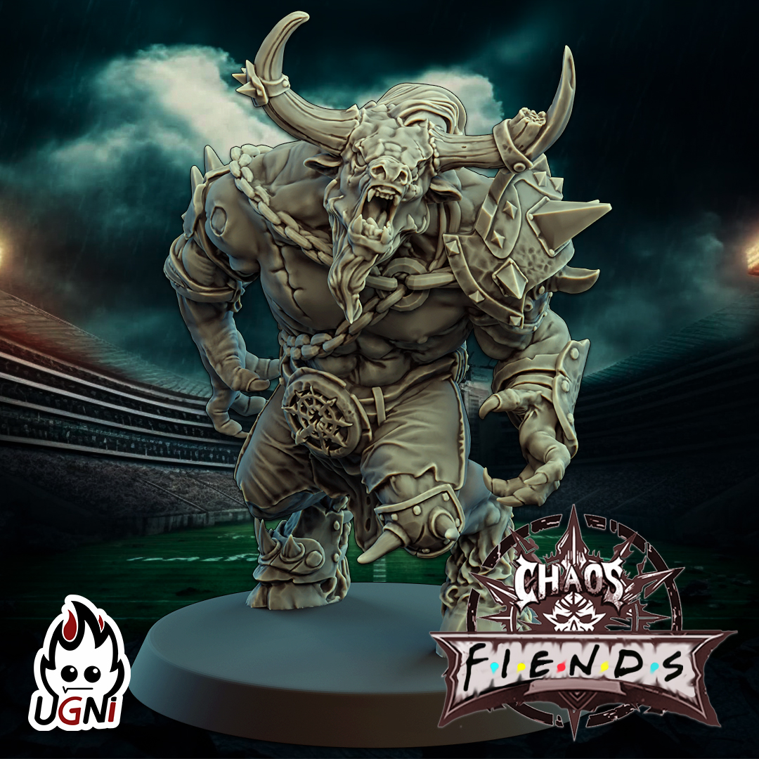 Minotaur (Alt) - Fiends Of Chaos Team + Marker | Miniset.net - Для  коллекционеров миниатюр