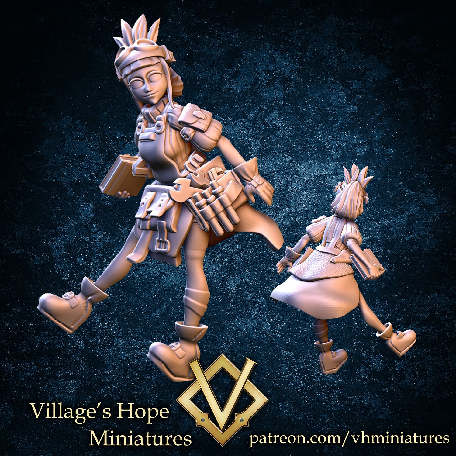 Starburn General | TABLETOP SCALE | TTRPG Miniature | Village's Hope  Miniatures