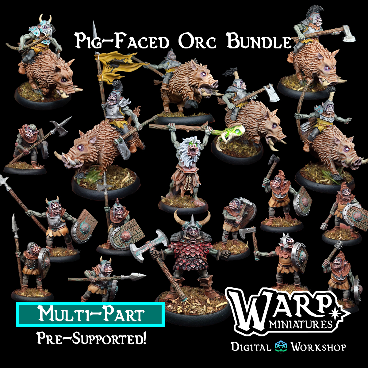 The Ram Raiders : Halfling Fantasy Football Miniatures by Warp Miniatures —  Kickstarter