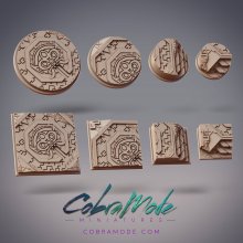 Monkey Platform Base Pack (8Pcs) - Round And Square Versions