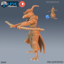 Crow Hood Ranger Set / Bird Folk / Birdfolk Warrior / Raven Humanoid / Wild Animal Beast / Forest Encounter