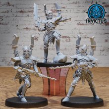 Assault Knight Set / Space Soldier / Piloted Robotic Infantry / Imperial Battleforce Army / Galactic Humanoid Warrior / Sci-Fi Encounter