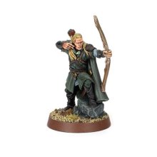 Painted Miniature of Legolas. Image from the Heroes of Helms Deep box set.