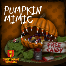 Pumpkin Mimic - Halloween Monster