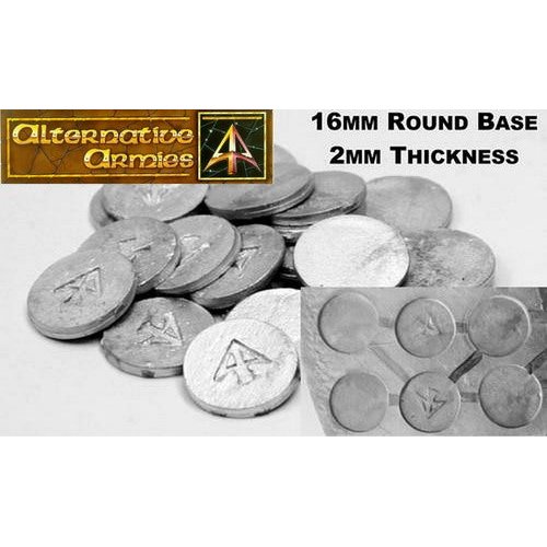 LBA2 16mm Round Bases - Buy More and Save More (20 to 500 Bases)