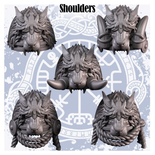 Elite Wolf Shoulders