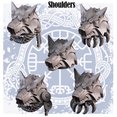 Elite Wolf Shoulders