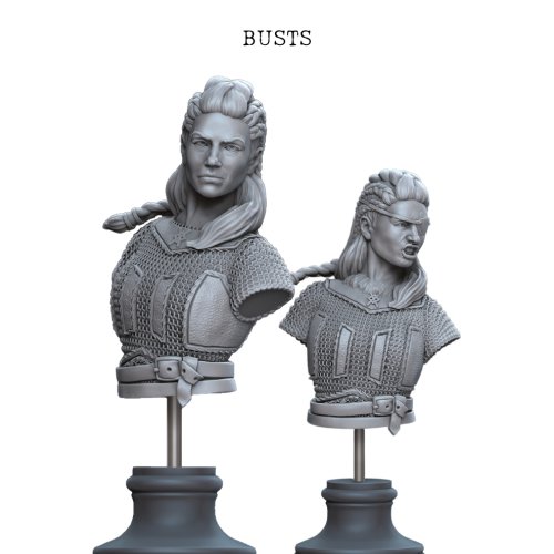 Shield Maiden: Viking Female Warrior Busts