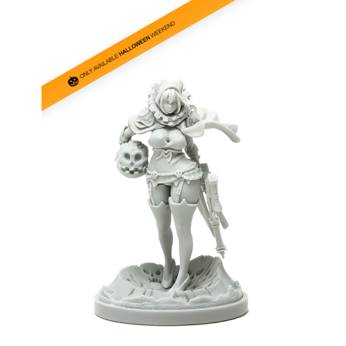 Resin Halloween Pinup Twilight Knight