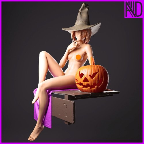 Witch And The Pumpkin V2