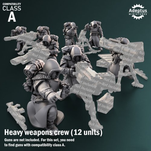Heavy Weapons Team. Frostguard Regiment. Imperial Guard. Compatibility Class A
