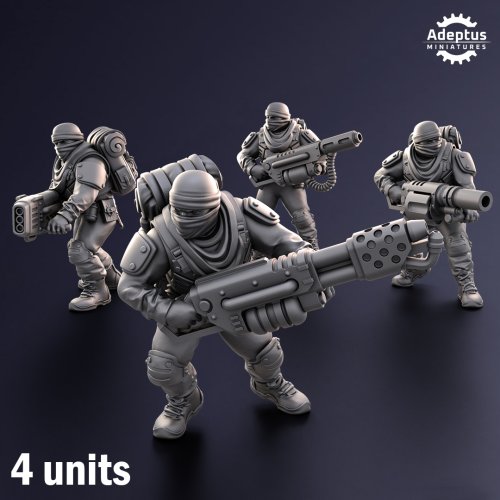 Special Weapons. Sandshroud Battalion. Imperial Guard