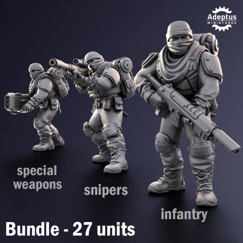 Infantry Bundle. Sandshroud Battalion. Imperial Guard