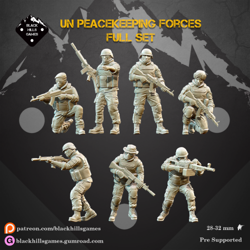 Un Peacekeeping Forces Full Set