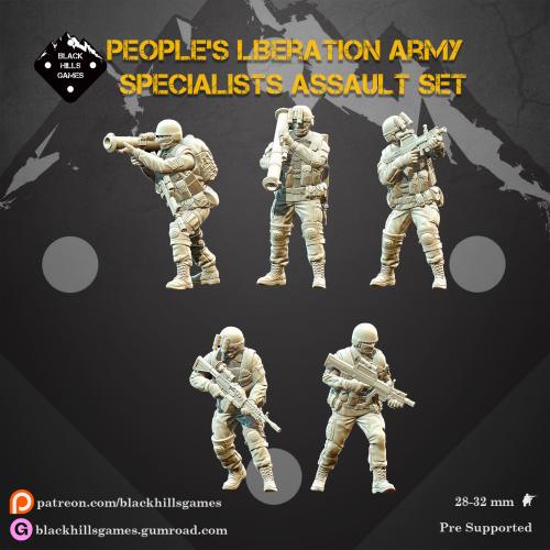 Black Hills Games - People's Liberation Army Specialists Assault Set