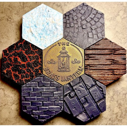 Hexcellence – Core Floor Textures (5-Tile Pack)