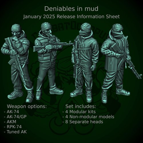 Patreon Pack 41 - January 2025 - Deniables In Mud