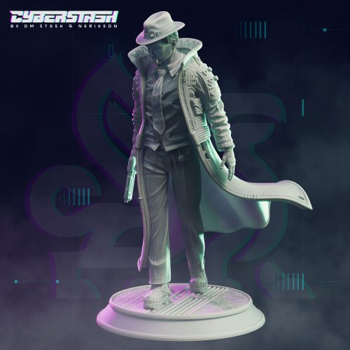 Cyberpunk Neo-Noire Detective - Vincent 