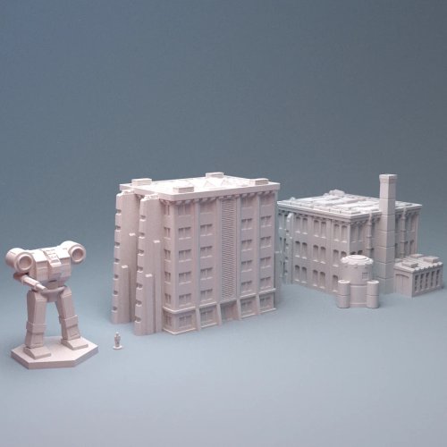 Mecha City  Buildings 6mm