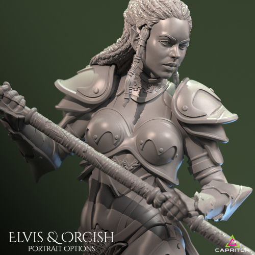 selvaggia' Female Warrior With Two Head Options - 75mm (1:24) Scale